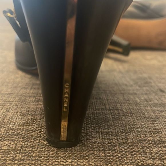 Authentic Chanel Equestrian Ankle Boot-Black size 7